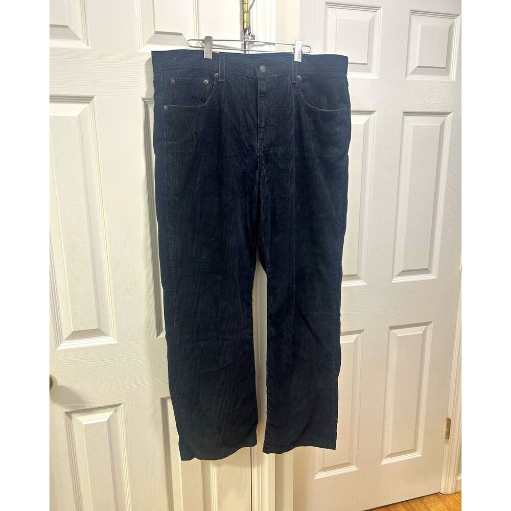Levi Strauss & Co. Men’s Corduroy Pants 33W Black Relaxed Straight Leg